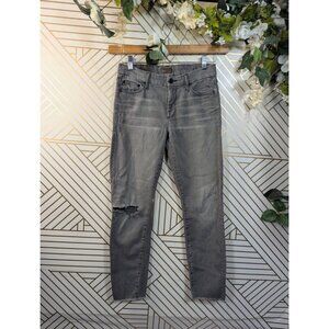 MOTHER Women's The Looker Ankle Fray In Last Chance Saloon Distressed Size 28